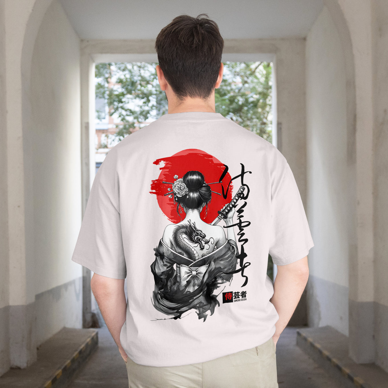Premium Samurai Art Oversized T-Shirt