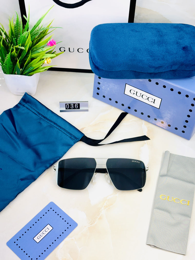 Luxury Gucci-Inspired Square Sunglasses – Premium UV Protection & Stylish Design