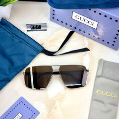 Premium Gucci-Inspired Sunglasses for Men | Designer Look, UV Protection, Stylish Eyewear