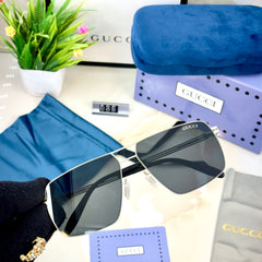 Luxury-Inspired Gucci Style Square Sunglasses  – Premium Replica with UV Protection