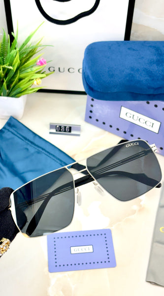 Luxury-Inspired Gucci Style Square Sunglasses  – Premium Replica with UV Protection