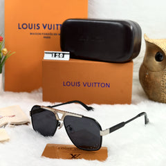 Premium Louis Vuitton-Inspired Sunglasses – Stylish Men's UV Protection Shades