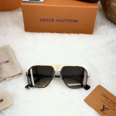Luxury Louis Vuitton-Inspired Designer Sunglasses for Men – Premium Aviator Style