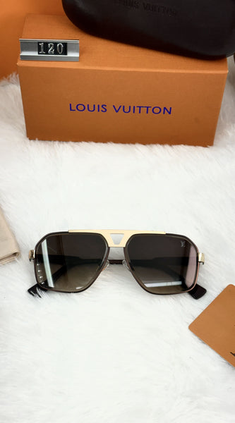 Luxury Louis Vuitton-Inspired Designer Sunglasses for Men – Premium Aviator Style