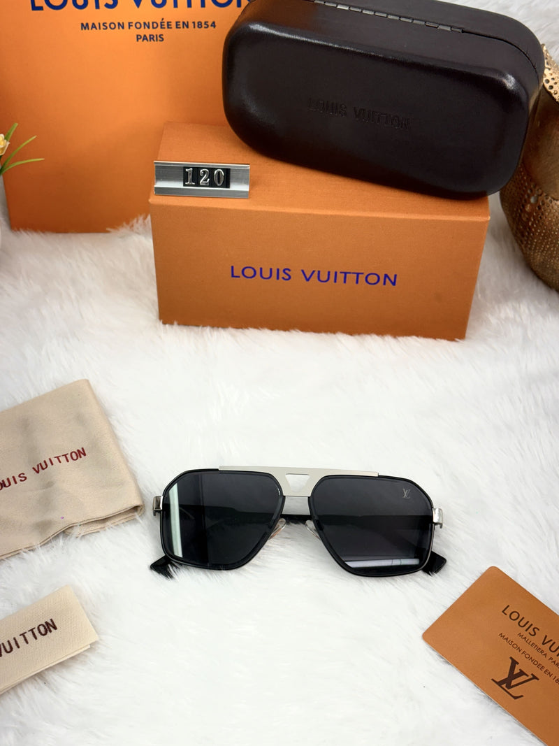 Premium Louis Vuitton-Inspired Sunglasses – Stylish Men's UV Protection Shades