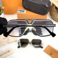 Luxury Louis Vuitton-Inspired Designer Sunglasses for Men – Premium Aviator Style