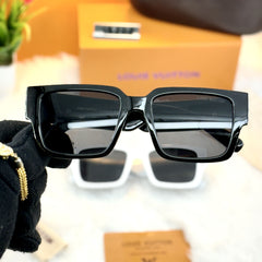 Premium Louis Vuitton Inspired Square Sunglasses – Unisex Fashion Eyewear (available in 3 Colors)