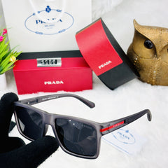 Premium Replica Prada Rectangle Sunglasses – Trendy Designer-Inspired Eyewear for Men