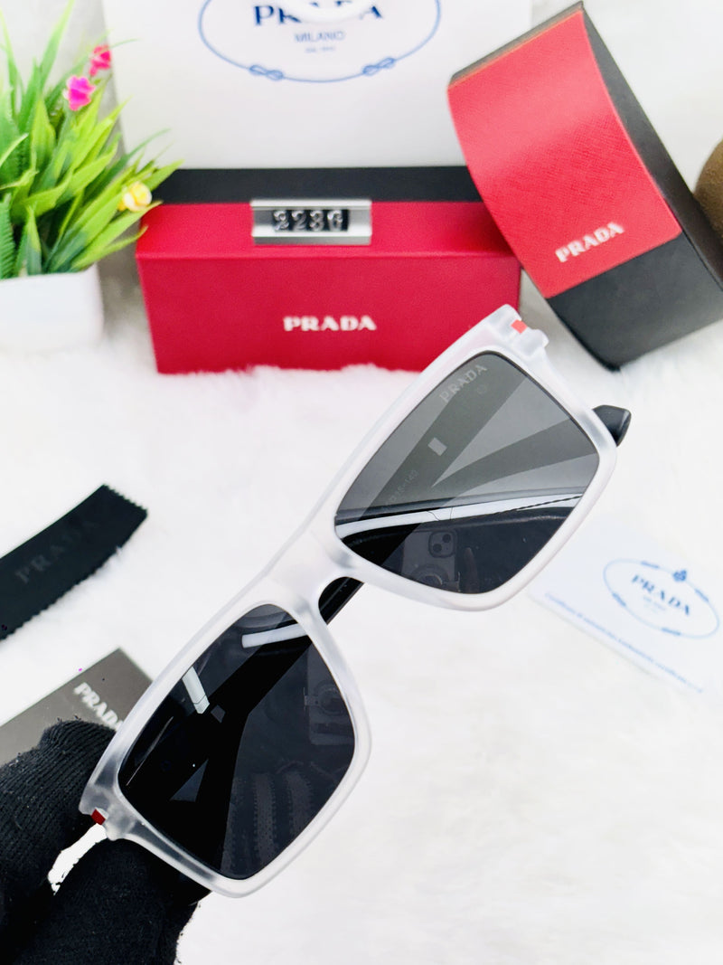 Premium Replica Prada Rectangle Sunglasses – Trendy Designer-Inspired Eyewear for Men