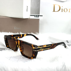 Dior-Inspired Tortoise Shell Sunglasses – Premium Designer Replica for Men & Women