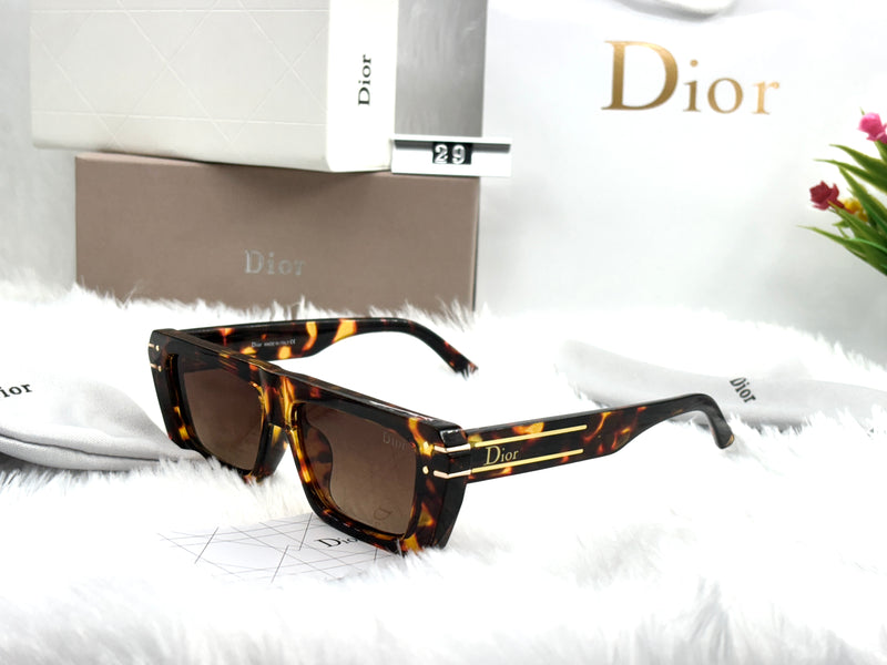 Dior-Inspired Tortoise Shell Sunglasses – Premium Designer Replica for Men & Women