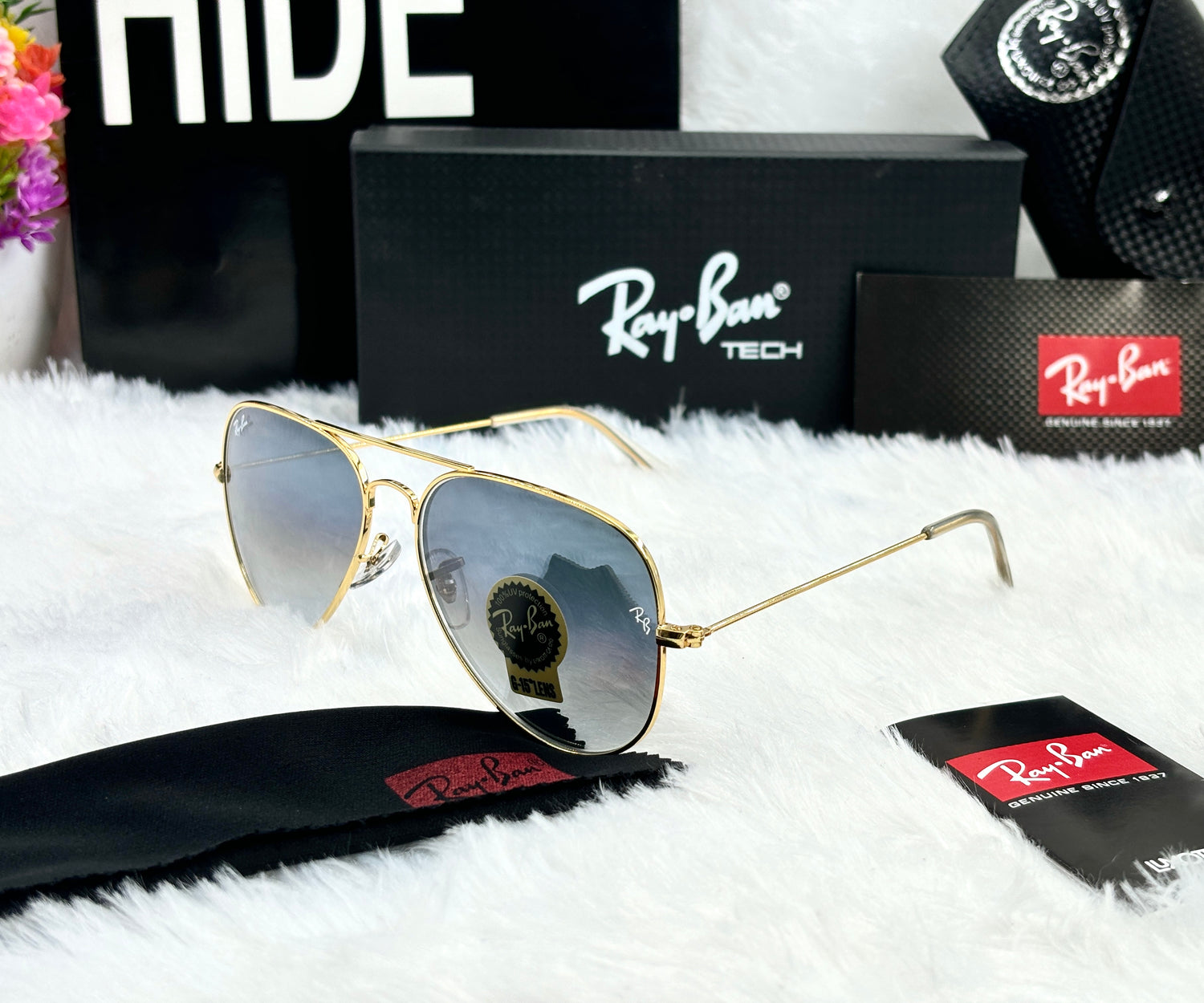 Premium Aviator Style Sunglasses | Classic Ray-Ban Inspired G-15 Lens | UV Protection
