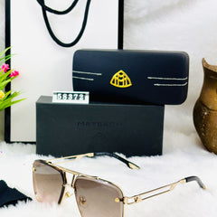 Maybach Style Luxury Square Sunglasses for Men – Bold & Elegant Look