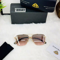 Maybach Style Luxury Square Sunglasses for Men – Bold & Elegant Look