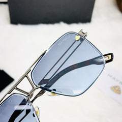Maybach Style Luxury Square Sunglasses for Men – Bold & Elegant Look