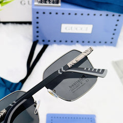 Luxury Polarized Square Sunglasses for Men – Gucci Style | UV Protection
