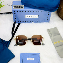 Luxury Polarized Square Sunglasses for Men – Gucci Style | UV Protection