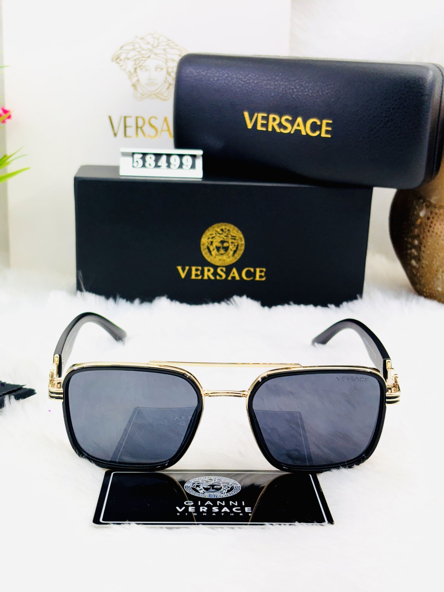 Luxury Square Frame luxury Style Sunglasses for Men & Women – UV400 Protection