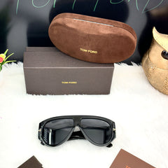 Tom Ford Oversized Shield Sunglasses – Stylish Unisex Luxury Eyewear