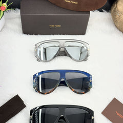 Tom Ford Oversized Shield Sunglasses – Stylish Unisex Luxury Eyewear