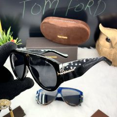 Tom Ford Oversized Shield Sunglasses – Stylish Unisex Luxury Eyewear