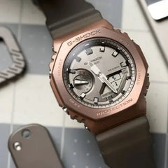 Casio G-Shock GA-2100 Bronze Metallic Men's Analog-Digital Watch