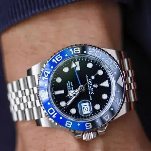 Rolex GMT-Master II Batman Blue Black Bezel Jubilee Bracelet – 40mm Automatic Men's Watch