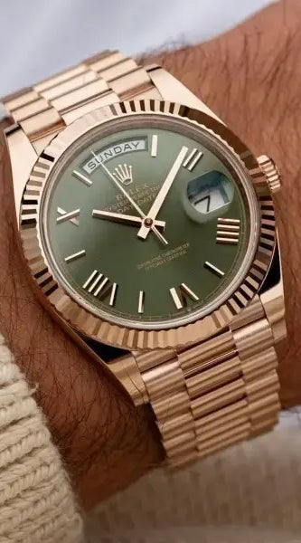 Rolex Day-Date & Datejust Men's Luxury Watches – Roman Dial, Gold & Silver Finishes