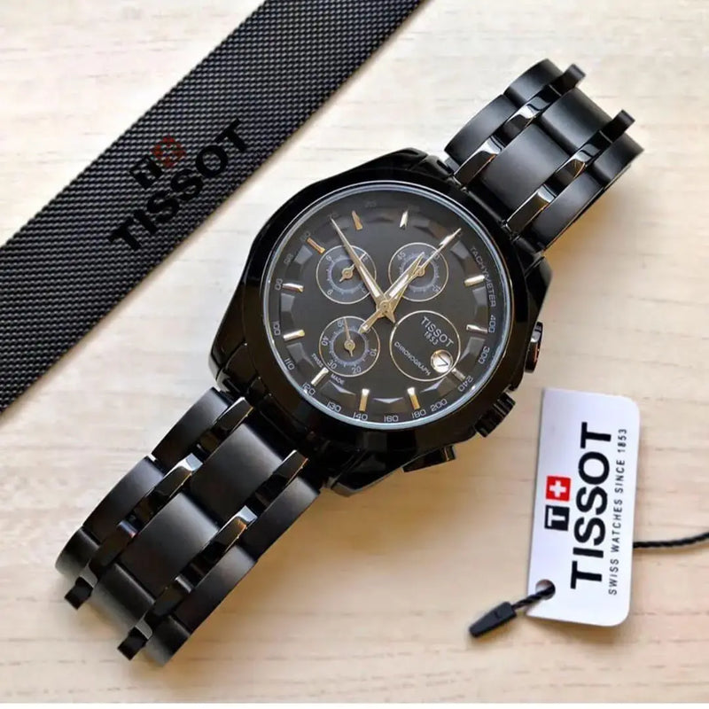 Elegant Tissot Chronograph-Style Men's Watch | Stainless Steel Luxury Wristwatch