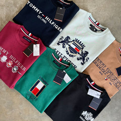 Premium Winter Sweatshirt for Men – Heavy Embroidery | 100% Cotton Fleece
