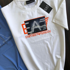 Premium Tees – EA7 Graphic Series | 100% Cotton | Luxury Fit