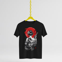 Premium Samurai Geisha Art T-Shirt – Oversized | 240 GSM | 100% Cotton | HD Print | Zero Shrink